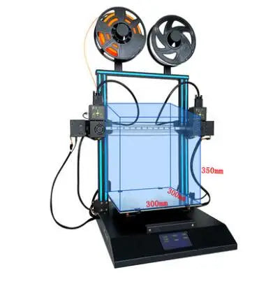 two-color dual-nozzle 3D printer Home large-scale industrial-grade high-precision commercial maker education DIY