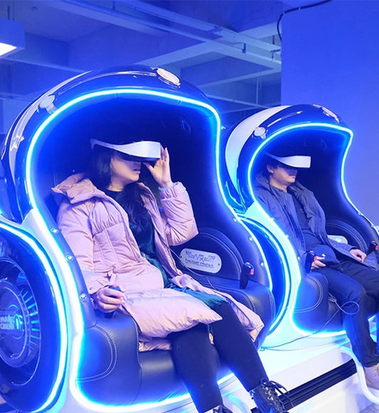 virtual reality experience hall game equipment all-in-one machine, two person egg chair, large body feeling game machine