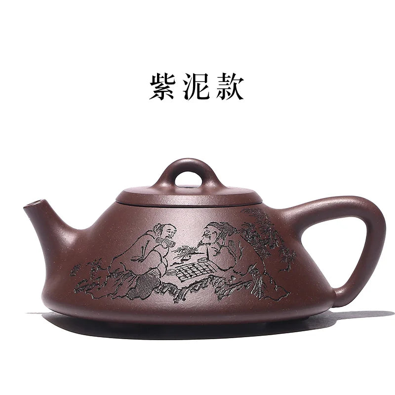 world Yixing purple clay teapot pure handmade teapot single pot household kungfu tea set full handmade ladle teapot